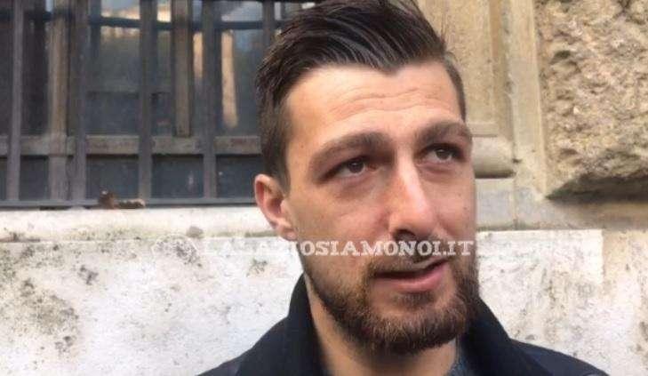 Lazio nelle scuole, Acerbi: "Auguro il meglio al club. Contro il Novara voglio esserci, non è da sottovalutare" - VIDEO