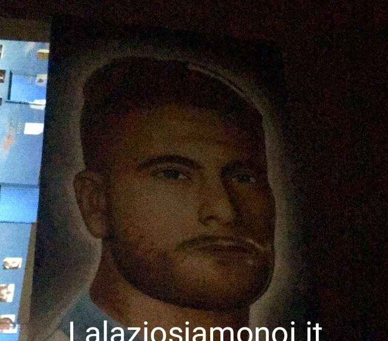Lazio, Ciro Immobile diventa un murales: l'opera d'arte a Ponte di Nona - FOTO