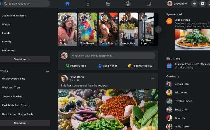 Social / Arriva Facebook 2.0: dalla dark mode ai video a tutto schermo