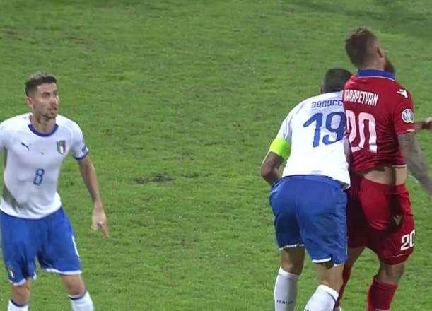 Armenia - Italia, Karapetyan contro Bonucci: “Sei stato vergognoso” - FT