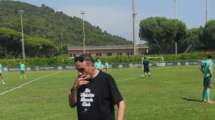 Lazio, Sarri torna in panchina: lavoro sul campo al clinic - FT&VD