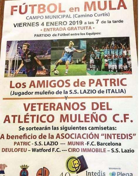 Lazio, Patric cuore d'oro: lo spagnolo organizza una partita di beneficenza a Mula - FOTO
