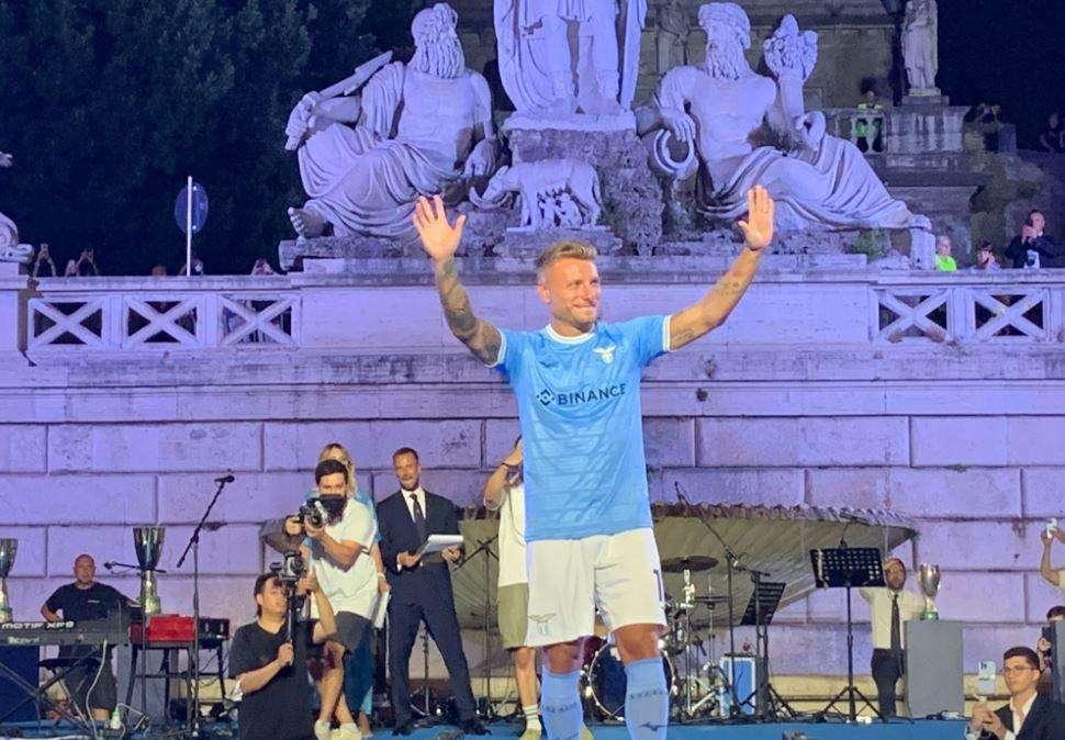 Lazio, Immobile: "Siamo migliorati e forti. Voglio che l'Olimpico sia pieno"