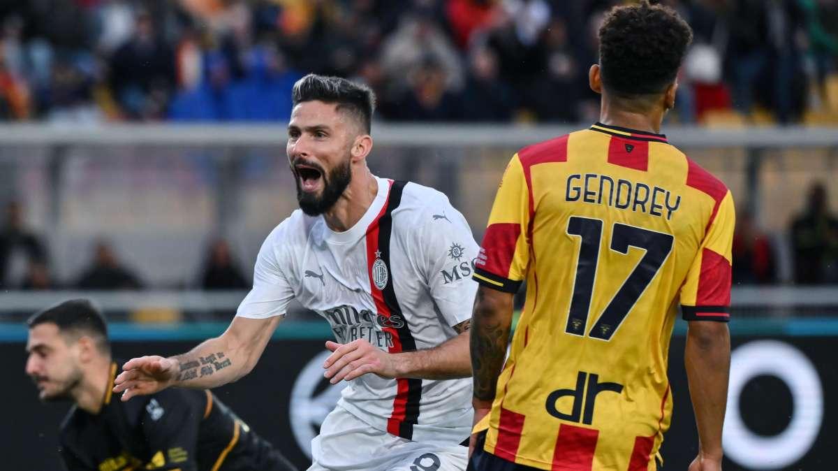 Milan, Giroud si fa espellere e ora rischia di grosso: la durata della squalifica