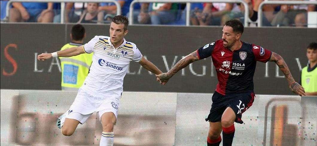 Serie A, Cagliari e Verona si annullano: una rete per tempo sancisce l'1-1 finale