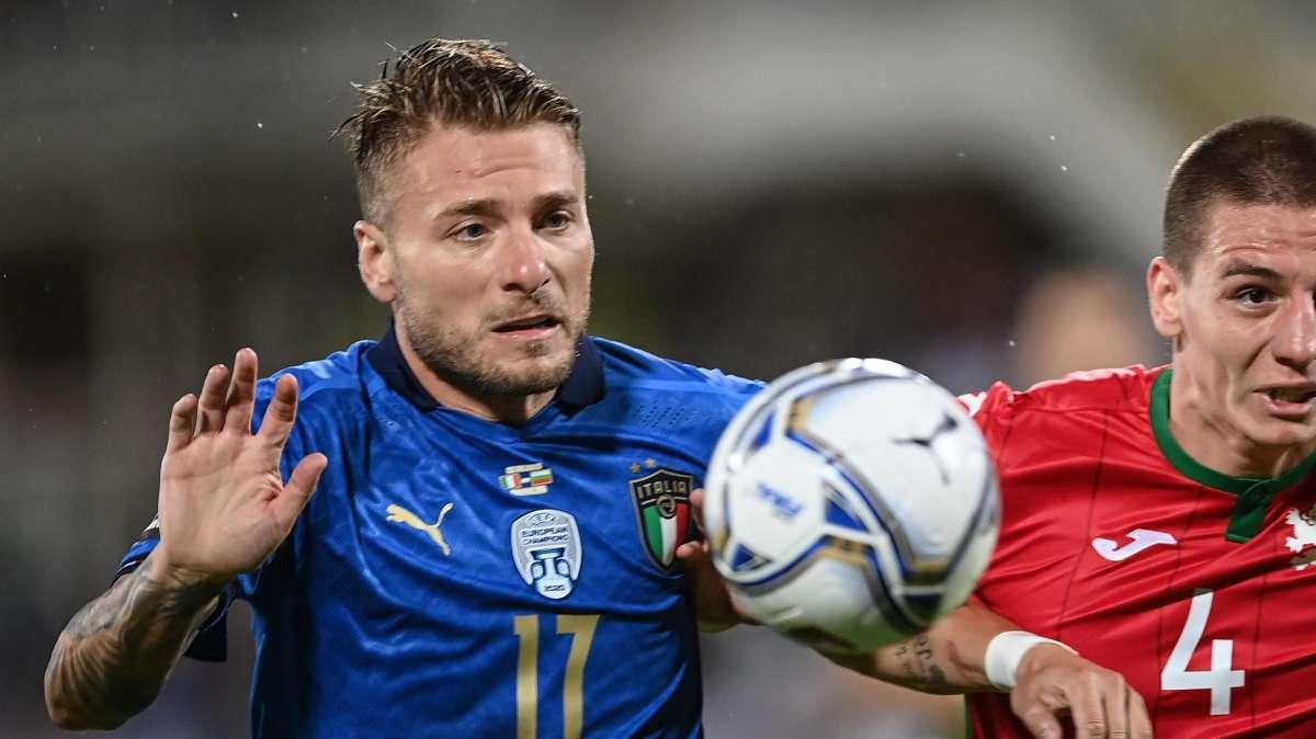 Italia-Spagna, Immobile al fianco degli Azzurri: “Orgoglioso di voi” - FOTO