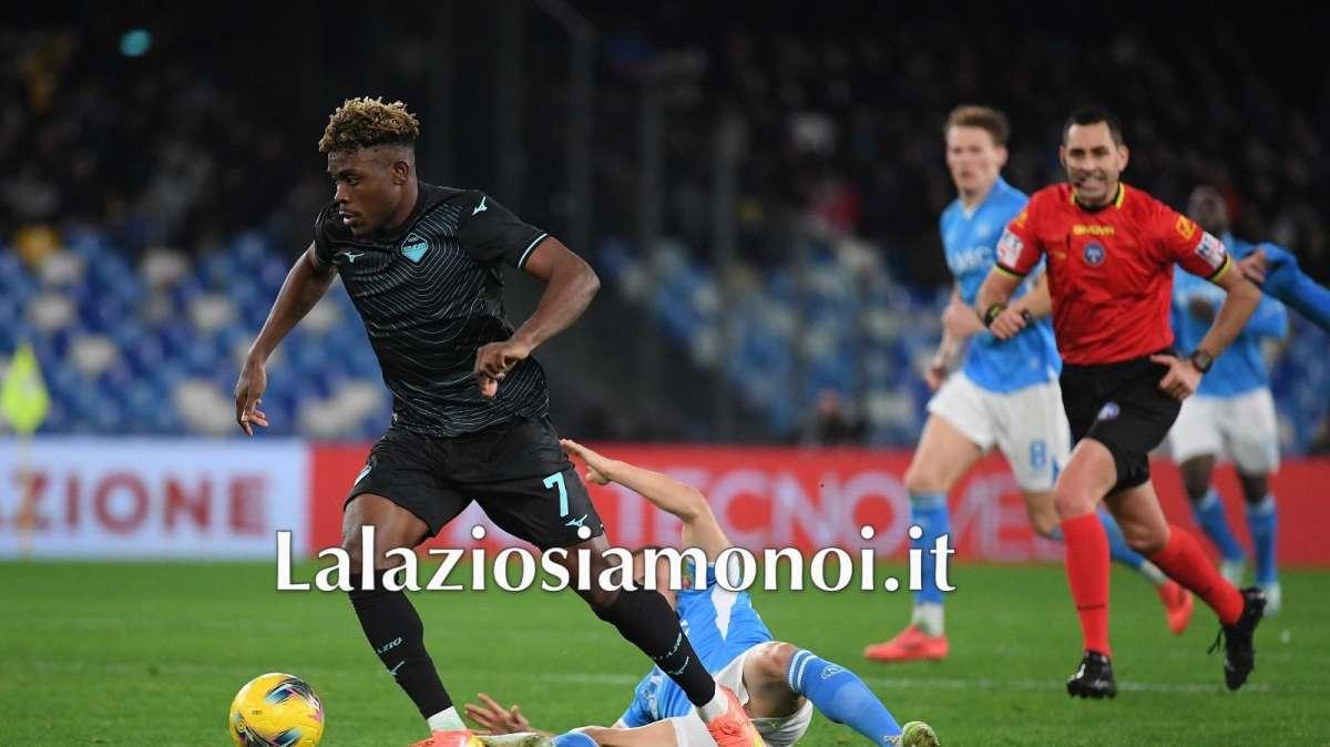 Napoli - Lazio, la carica di Dele-Bashiru: il post social - FOTO