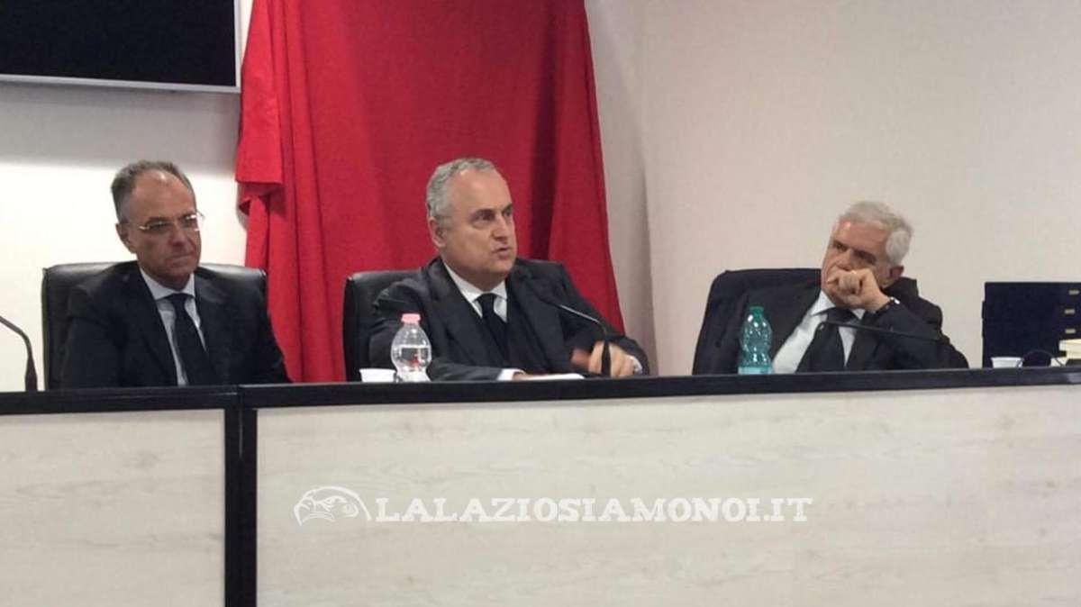 Cpc Civitavecchia, Lotito: "Il calcio come esempio per i più giovani. E su Inzaghi e Tare..." - FOTO & VIDEO