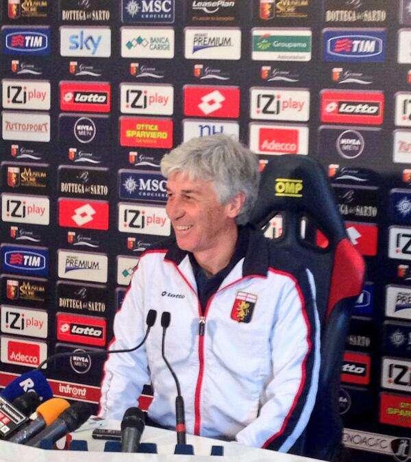 Gasperini in conferenza: "Lazio in lizza per l'Europa e pericolosa in contropiede"
