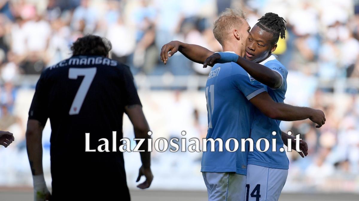 Lazio, Noslin è grato: esulta dopo la vittoria e cita la Bibbia - FOTO
