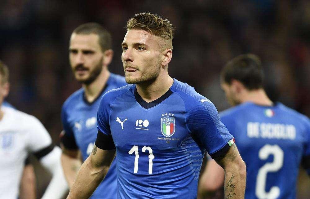 Italia, niente Immobile: l'attaccante della Lazio torna a casa