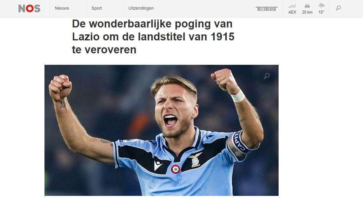 Lo Scudetto 1915 finisce sulla 'Rai' olandese: "La Lazio prova qualcosa di memorabile"