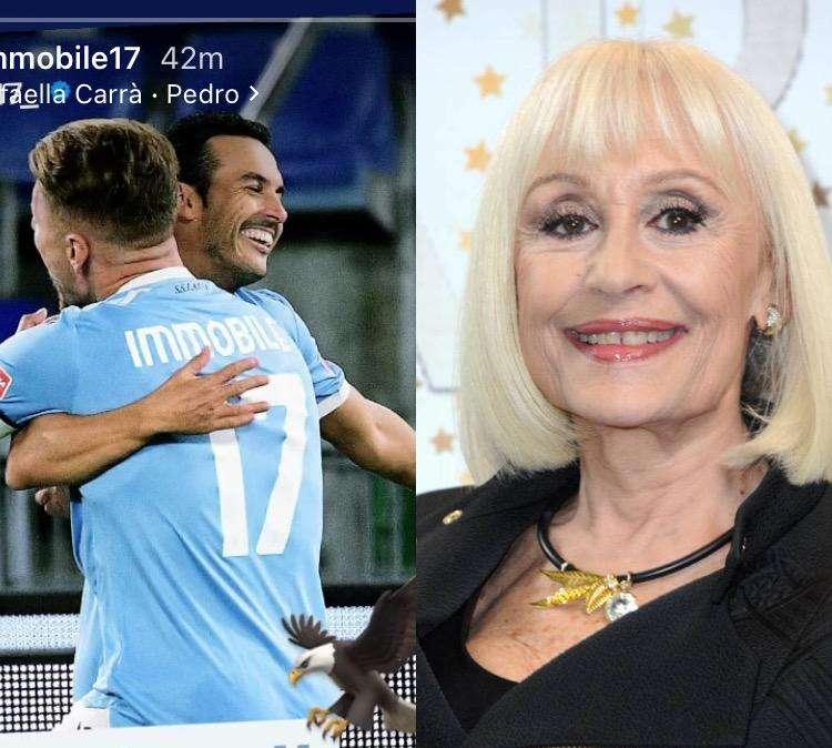 Lazio, Immobile omaggia Pedro a ritmo di Raffaella Carrà - FOTO