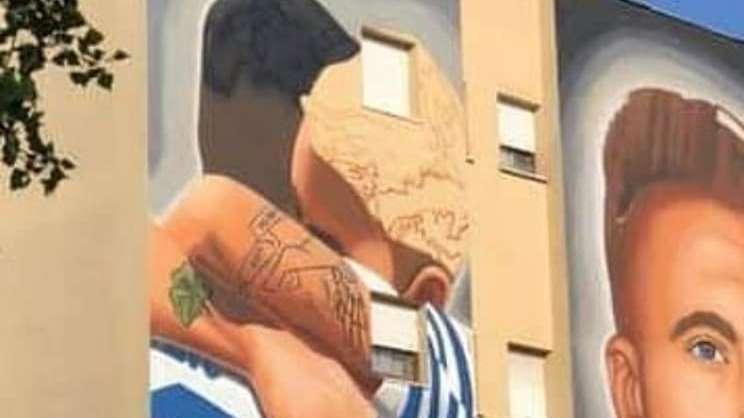 Lazio, ecco il secondo murales che celebra l'accesso alla finale di Coppa Italia - FOTO