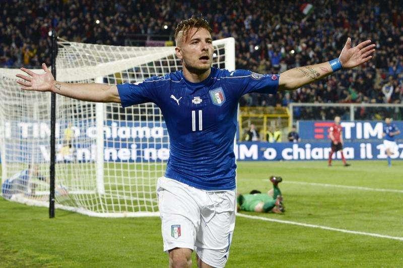 L'Italia stende l'Albania col solito Immobile, panchina per Parolo. Strakosha, l'esordio è ottimo!