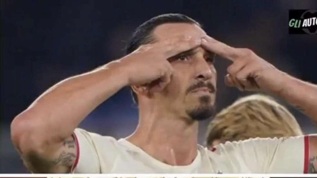 Roma - Milan, il gol e l’esultanza di Ibra che sa di derby: il retroscena