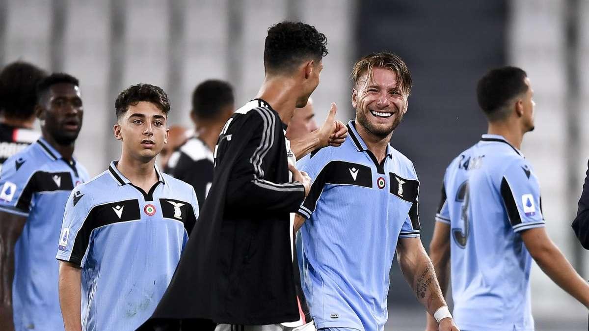 Lazio, la squadra è con Immobile: obiettivo battere Ronaldo 