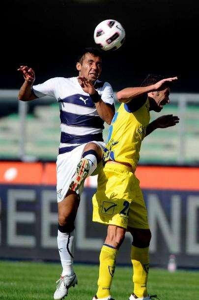 LE PAGELLE di Chievo-Lazio: Difesa di ferro, Mauri è l'anima della Lazio, Matuzalem ne diventa il padrone! Zàrate è tornato decisivo...