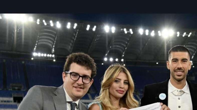 Chiara Nasti e Mattia Zaccagni, Immobile e gli auguri ironici per il primo figlio...  - FOTO