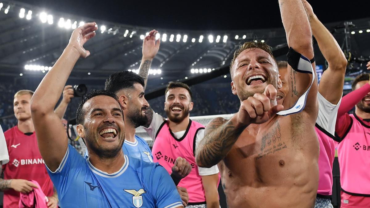 Lazio, Pedro saluta Immobile: "Ti auguro il meglio, sei un grande" - FOTO