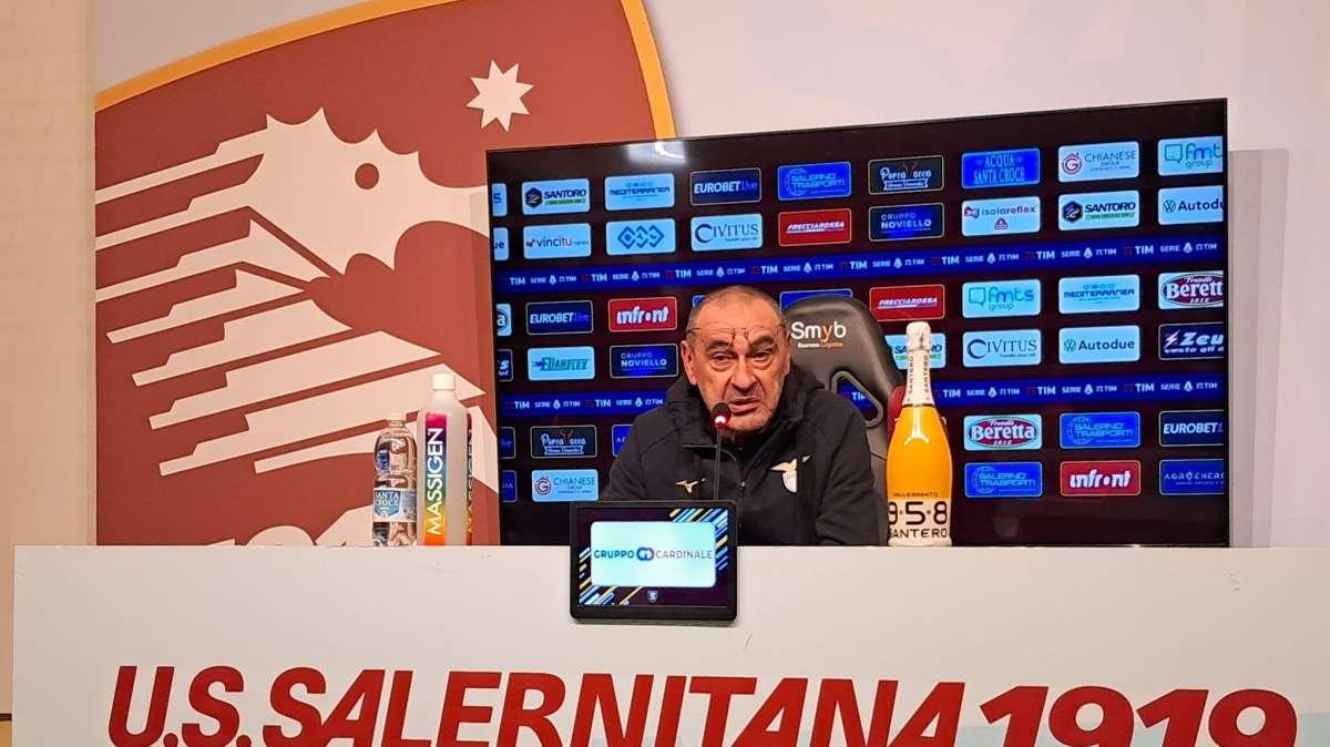 RIVIVI LA DIRETTA - Salernitana-Lazio, Sarri in conferenza: "Molto deluso. Se fossi Lotito? Farei qualcosa di forte"