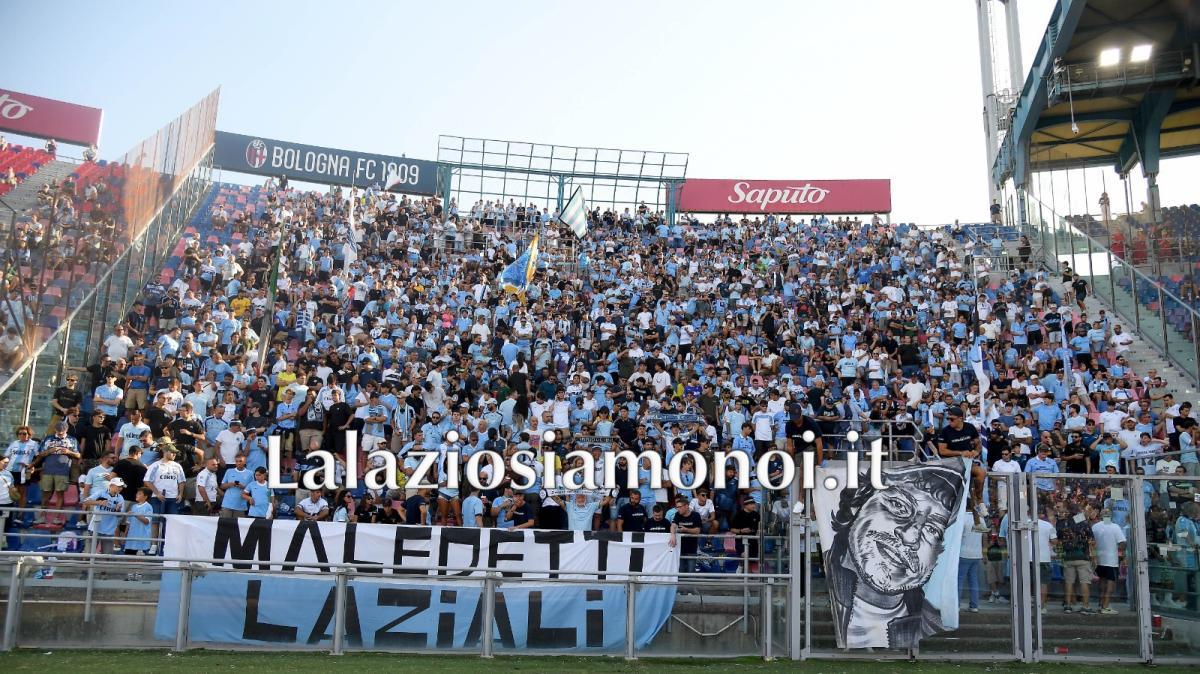 Bologna - Lazio, la carica dei tifosi biancocelesti - GALLERY