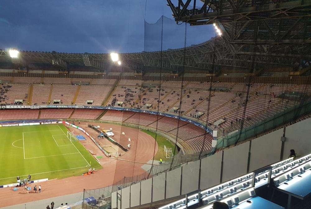 Coppa Italia, per Napoli-Lazio San Paolo semivuoto