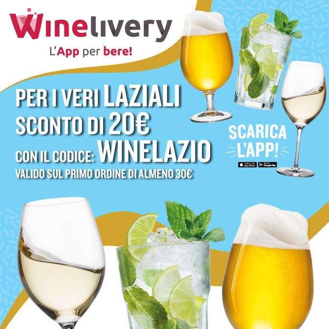 AI VERI LAZIALI... OFFRIAMO DA BERE! SCARICA IL BUONO DA 20€