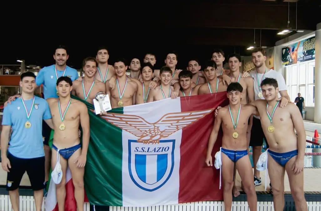 Lazio Nuoto, è scudetto: gli Allievi confermano il titolo di campioni d’Italia