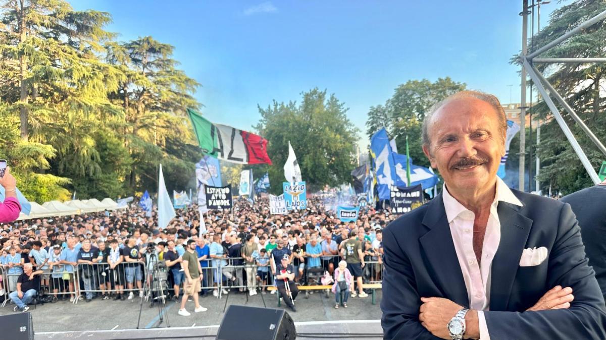 Lazio, Masi (pres. Banca del Fucino) presente alla manifestazione dei tifosi