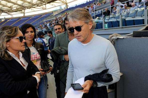Lazio, Mancini assiste allo show di Immobile: il ct in tribuna all’Olimpico - FOTO