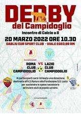 Roma - Lazio, il derby si gioca anche... in Campidoglio: l'iniziativa benefica 