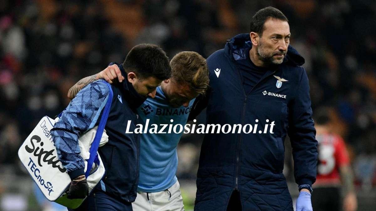 Lazio, Immobile scherza sull’infortunio: “Stavo meglio prima”