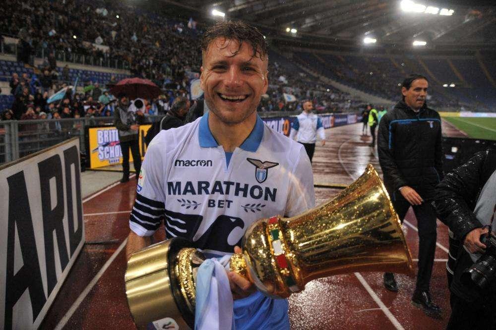 Lazio, la società festeggia i tre anni in biancoceleste di Immobile