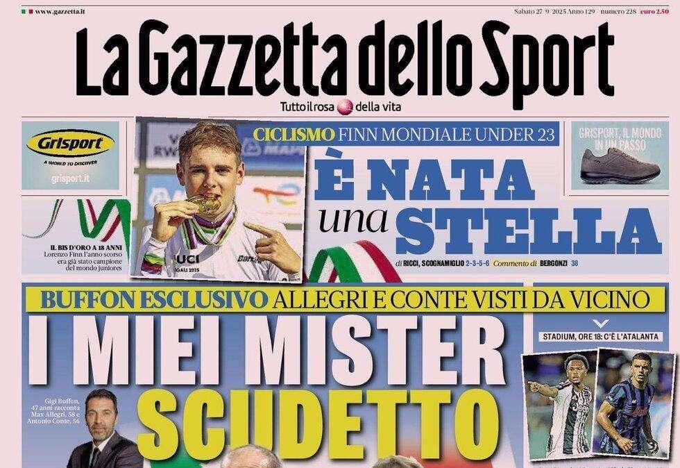 "Inter, devi correre. Tudor e Chivu test, il derby di Barella", le prime pagine del 27 settembre