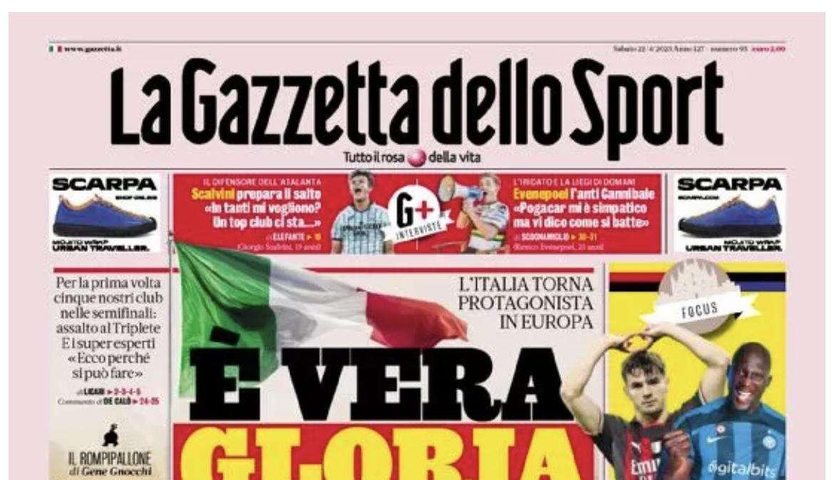 La Gazzetta dello Sport: "Mercato e strategie, chi rischia di più tra Inter e Milan senza quarto porto"