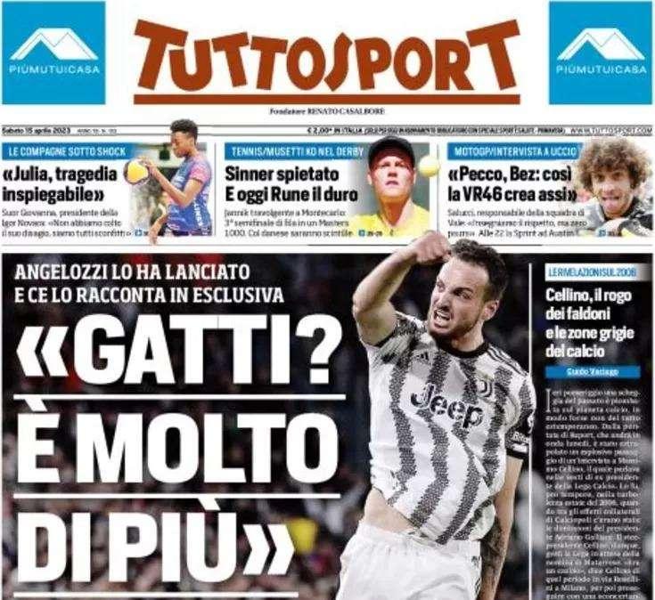 La prima pagina di Tuttosport: "Perisic rivuole l'Inter"