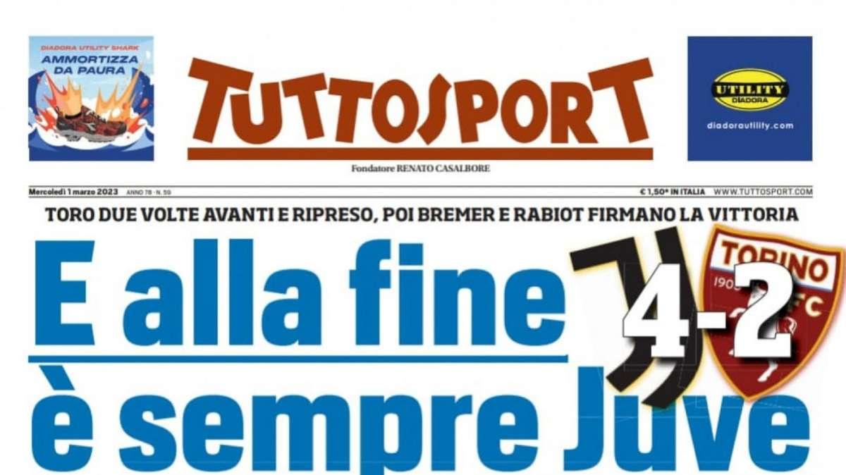 Tuttosport titola in apertura: "Nessuno vuole più San Siro". Inter a San Donato?