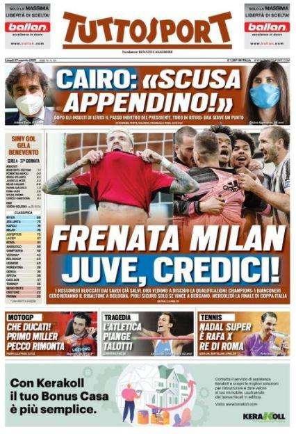 L'apertura di TuttoSport: "Le tre mosse di Zhang, il piano per convincere Conte"