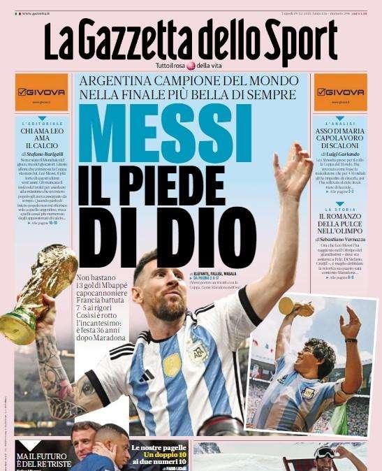 Rassegna stampa - Le prime pagine di lunedì 19 dicembre