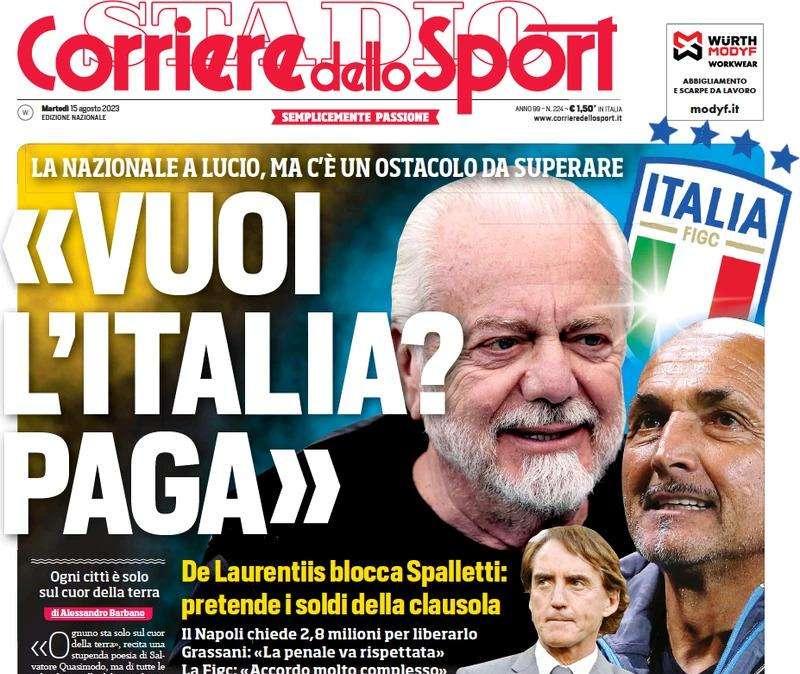 L'apertura del Corriere dello Sport: "Arnautovic a casa Inter. Oggi da Inzaghi"