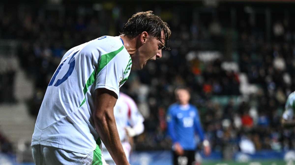 Italia, Pio Esposito si prende la scena: "E' il gol che sogna ogni bambino"