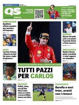 "Inter, priorità ai rinnovi di Barella e soci in tempi brevi": la prima pagina del QS
