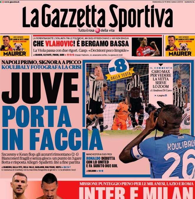 Rassegna stampa - Le prime pagine di domenica 12 settembre