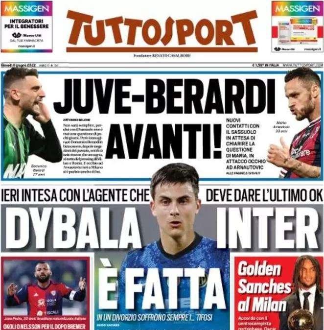 Tuttosport - Dybala-Inter, è fatta: ieri l'intesa con l'agente