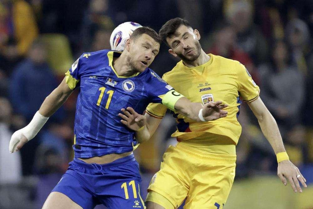 Dzeko occhio nero e naso rotto con la Bosnia: "Tutto o niente". E Balotelli lo prende in giro