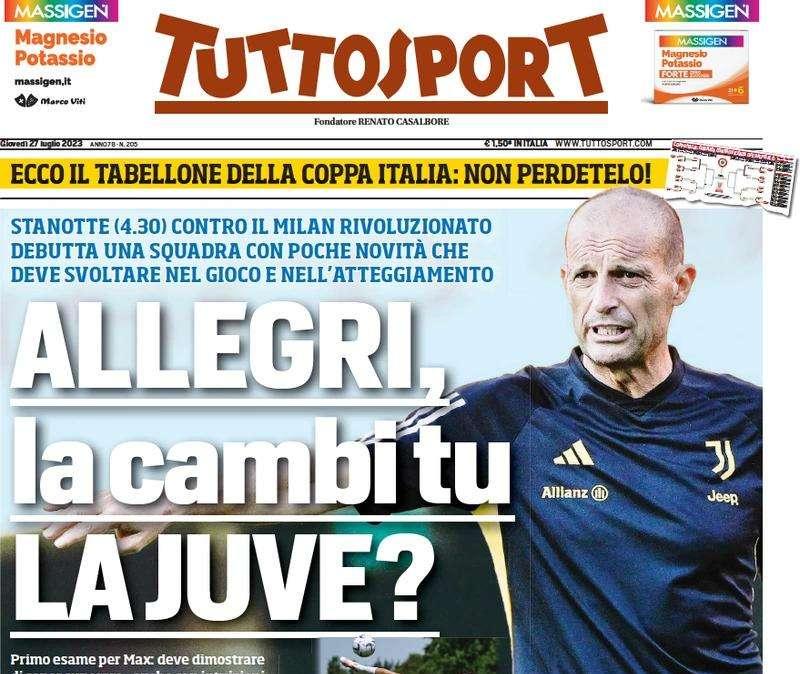 Tuttosport: "Inter-Al Nassr è Frattesi contro Brozovic, il primo confronto"
