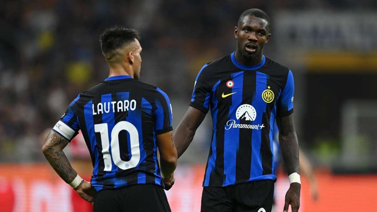 L'Inter passa subito in vantaggio, ci pensa Thuram a sbloccare il punteggio