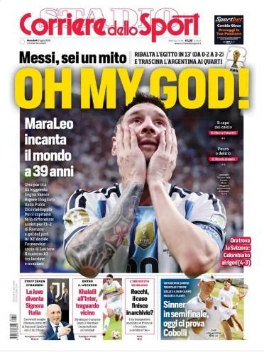 Il Corsport in prima pagina: "Khalaili all’Inter. Chalobah, assalto dopo il Mondiale"