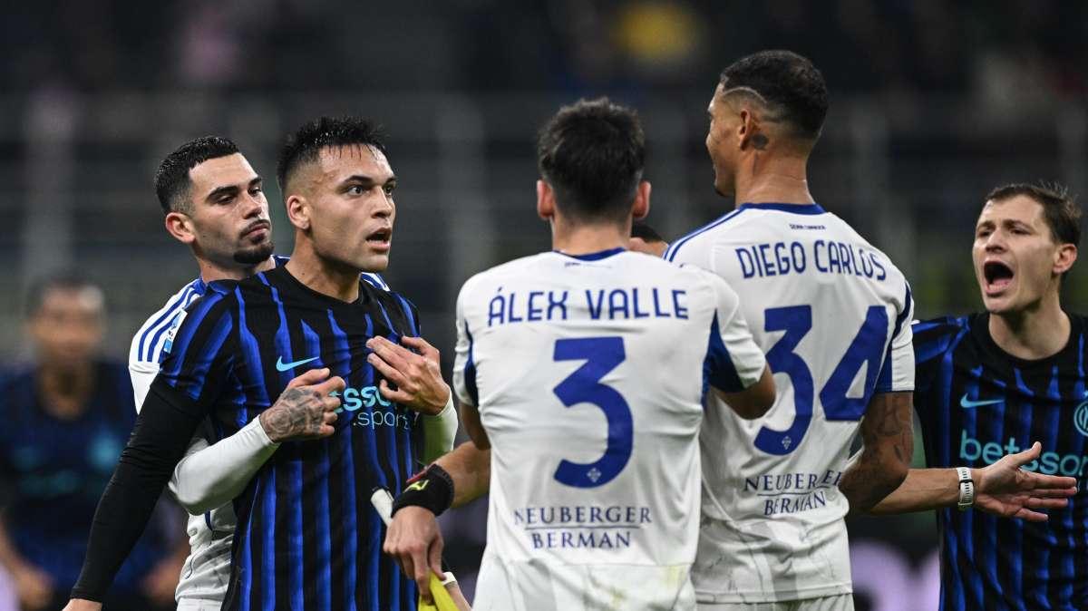 La moviola de La Gazzetta dello Sport: "Rischio da rosso per Diego Carlos su Lautaro"
